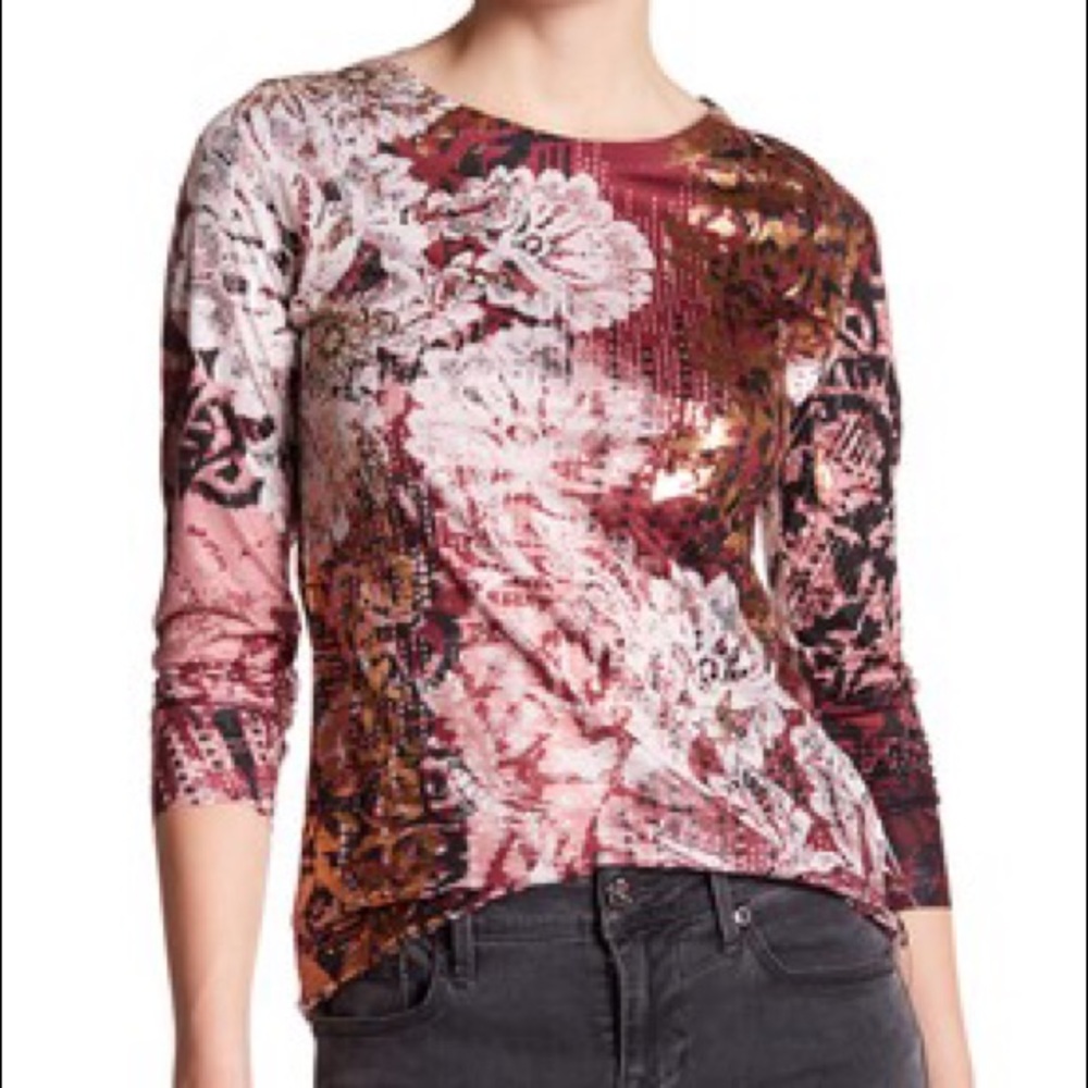 3/30 or 2/$25 Seven7 multicolored shirt